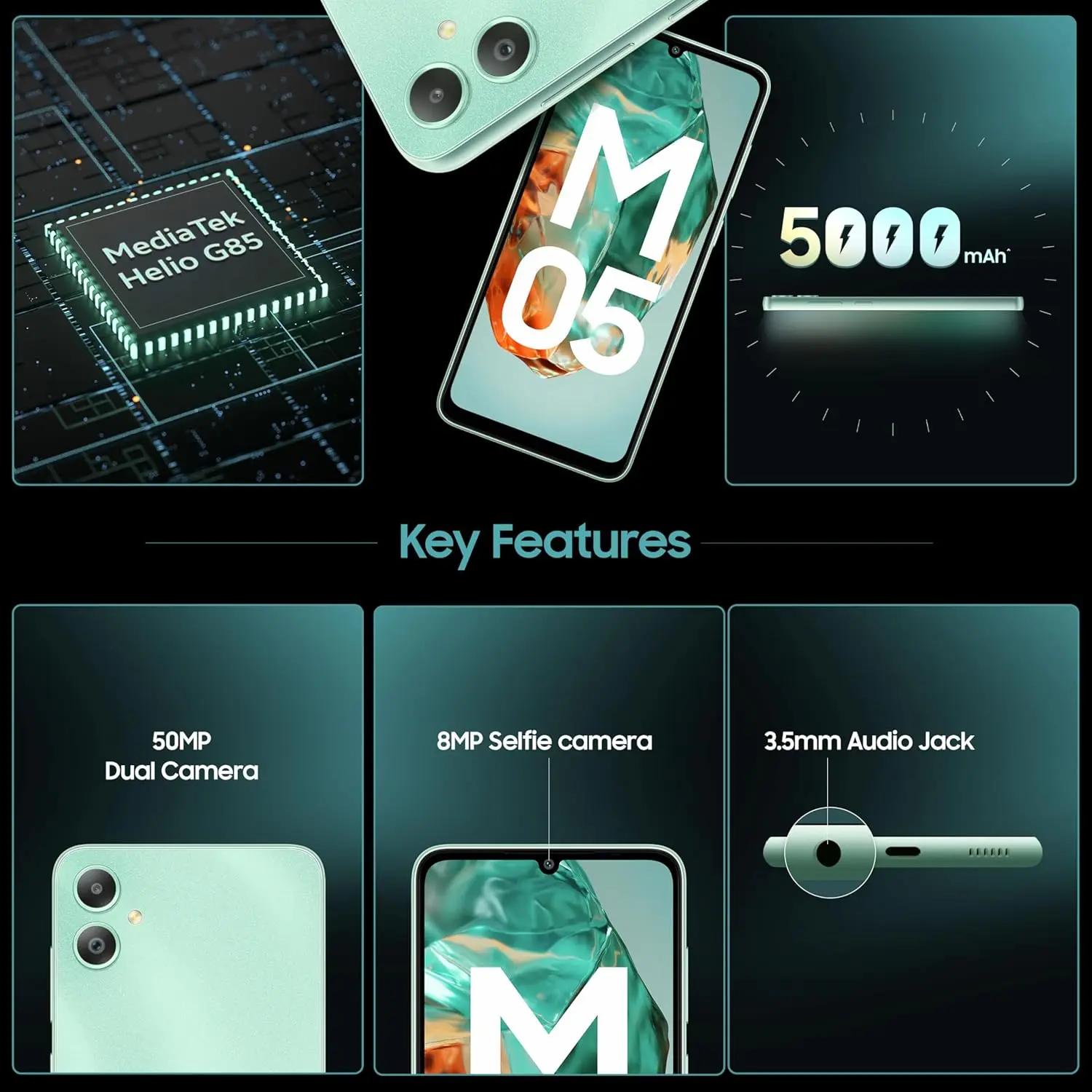 Samsung M05 Colors