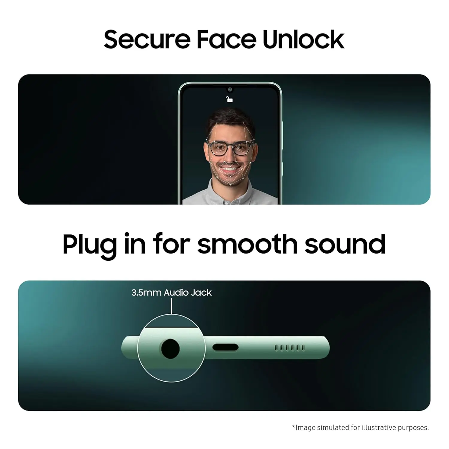 Samsung M05 Side