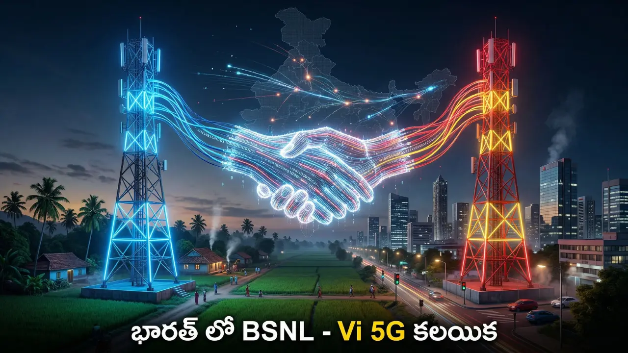 Vi and BSNL Network Sharing Mega Deal Updates in Telugu - Taja Points by Sudheer Sayana